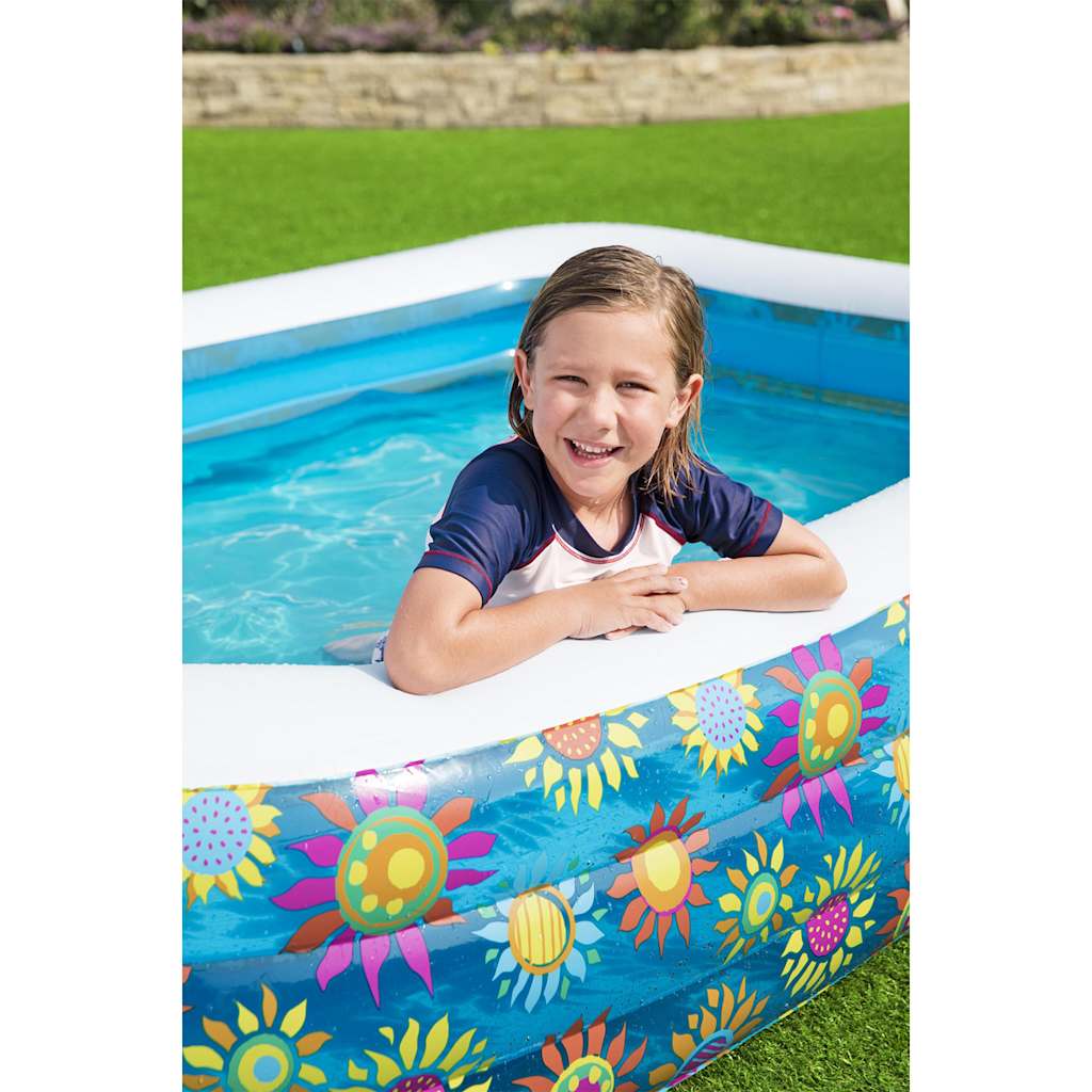 Bestway Kinderzwembad opblaasbaar 229x152x56 cm blauw - AllerleiShop