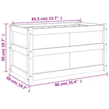 Plantenbak 90x50x50 cm massief grenenhout