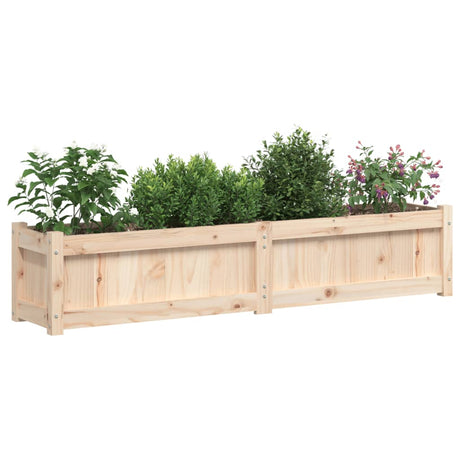 Plantenbak 150x31x31 cm massief grenenhout