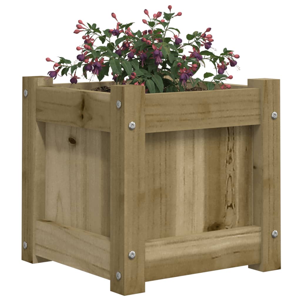 Plantenbakken 2 st cm geïmpregneerd hout