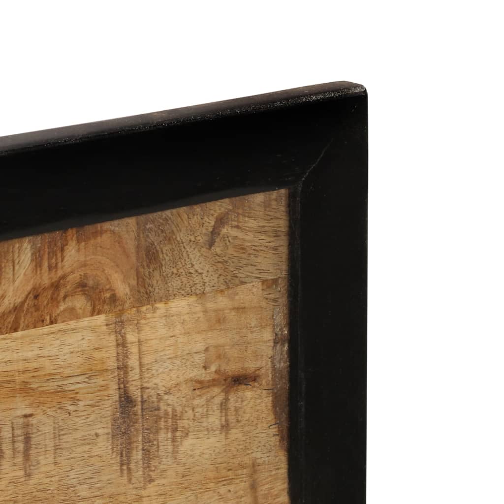 Spiegel met schappen 80x8x55 cm glas en massief mangohout - AllerleiShop