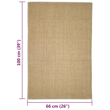 Sisalmat voor krabpaal 66x100 cm - AllerleiShop