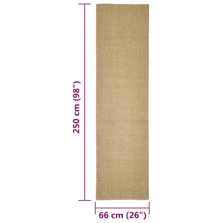 Sisalmat voor krabpaal 66x250 cm - AllerleiShop