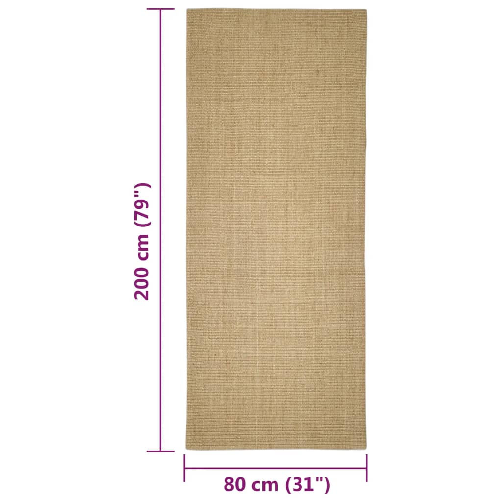 Sisalmat voor krabpaal 80x200 cm - AllerleiShop