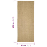 Sisalmat voor krabpaal 80x200 cm - AllerleiShop