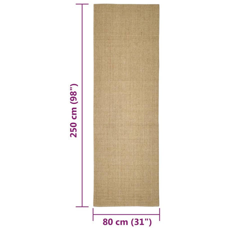 Sisalmat voor krabpaal 80x250 cm - AllerleiShop