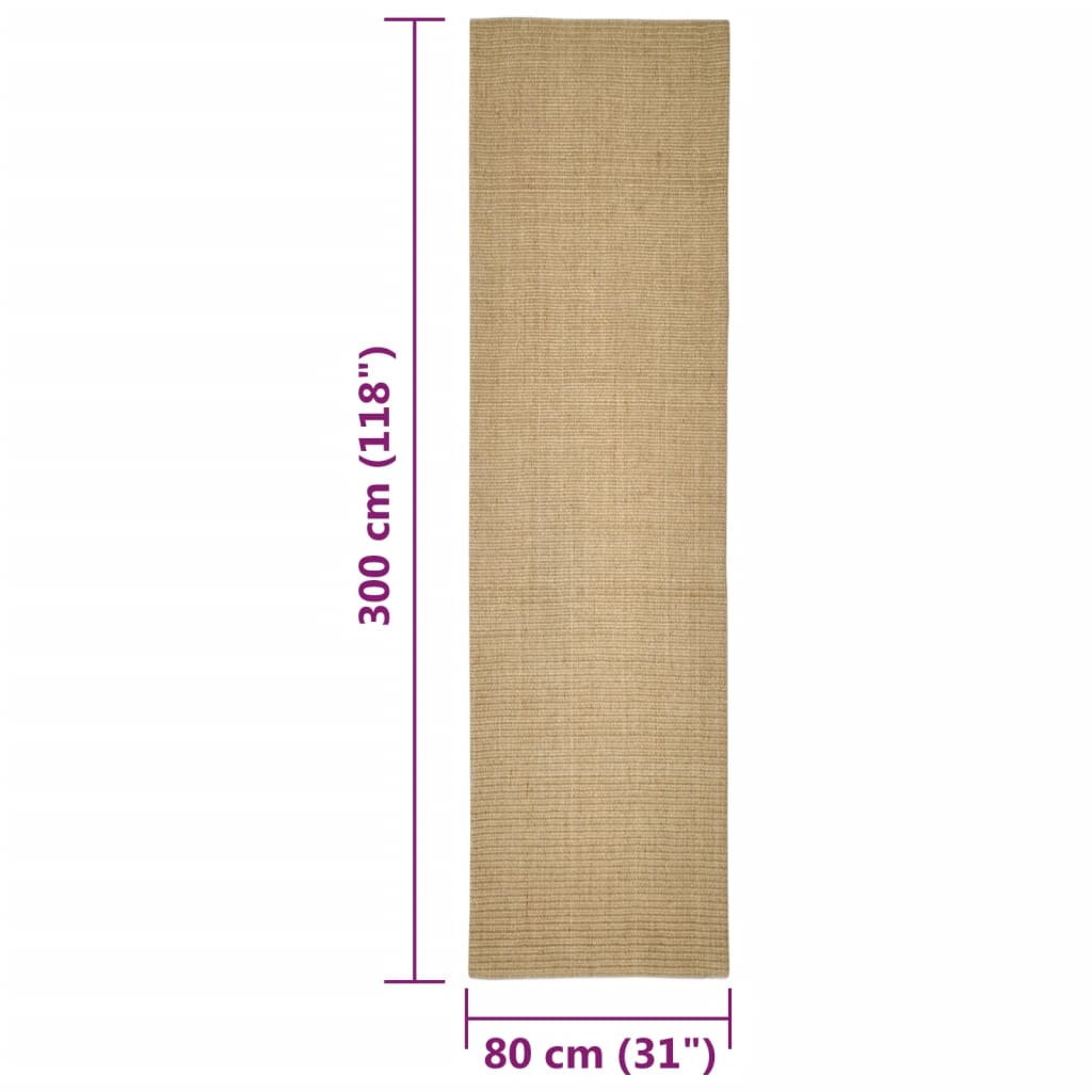 Sisalmat voor krabpaal 80x300 cm - AllerleiShop