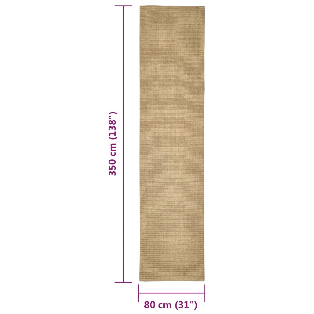 Sisalmat voor krabpaal 80x350 cm - AllerleiShop