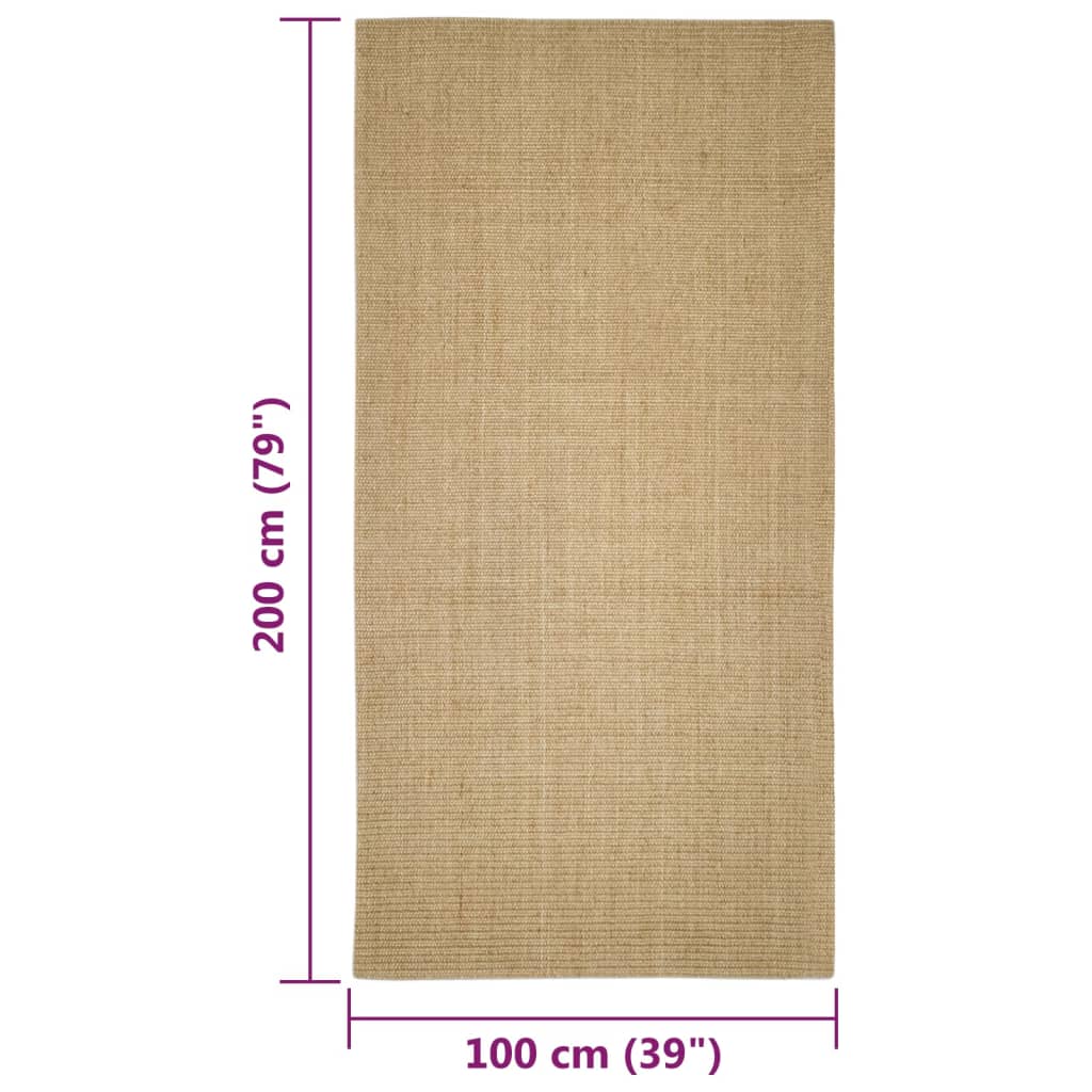 Sisalmat voor krabpaal 100x200 cm - AllerleiShop