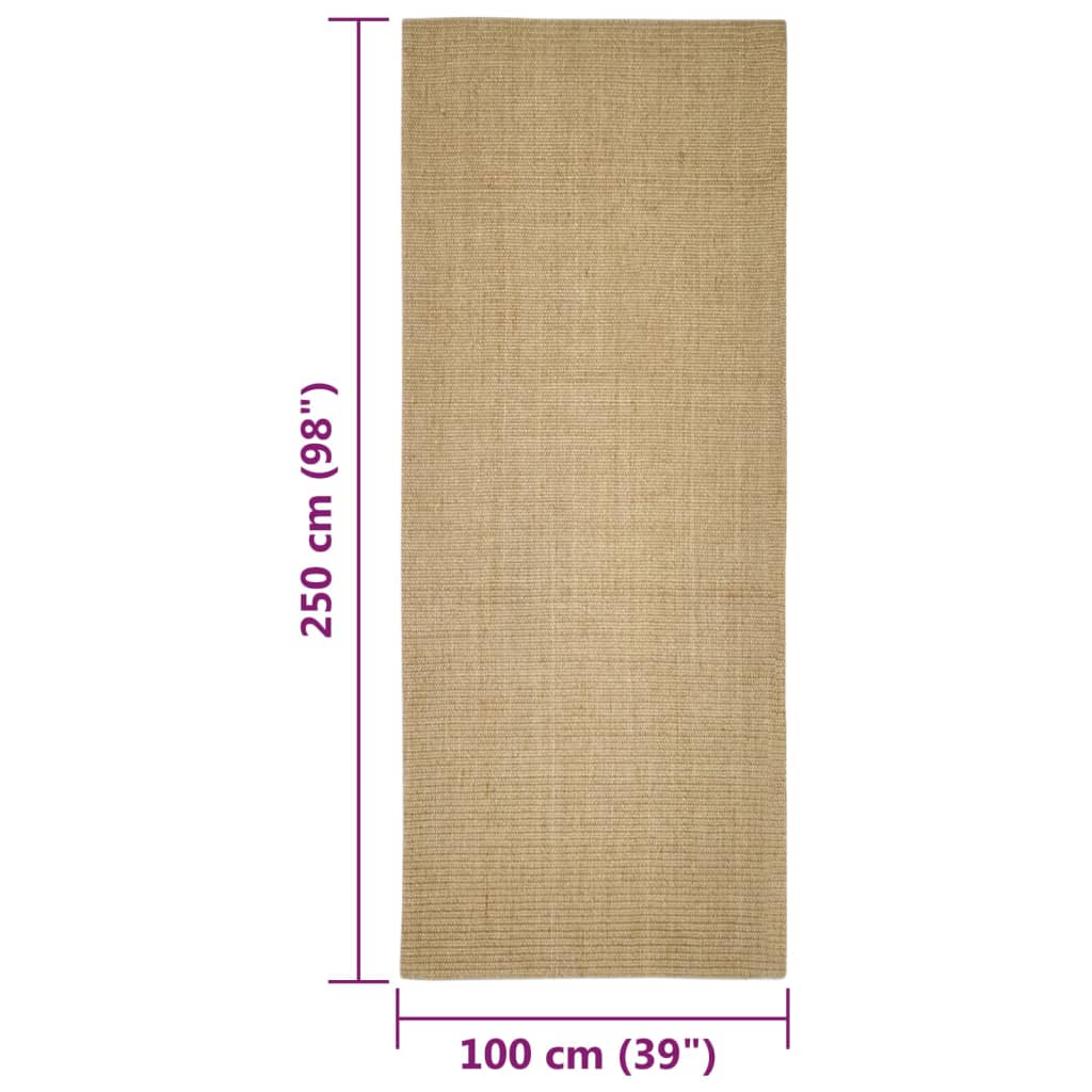 Sisalmat voor krabpaal 100x250 cm - AllerleiShop