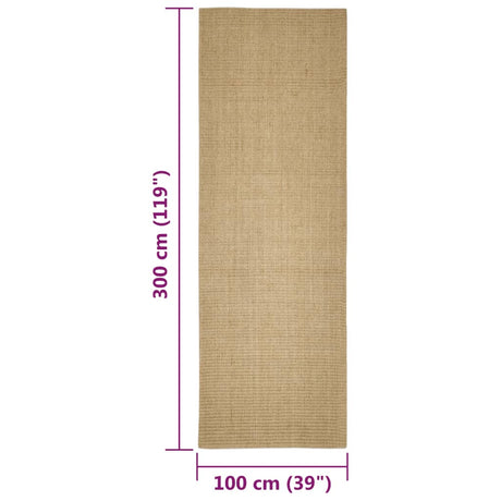 Sisalmat voor krabpaal 100x300 cm - AllerleiShop