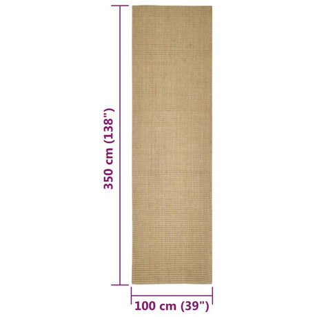 Sisalmat voor krabpaal 100x350 cm - AllerleiShop