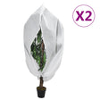 Plantenhoes met ritssluiting 2 st 70 g/m² 3,14x2,5 m - AllerleiShop