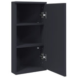 Badkamerkast met spiegel 30x24x60 cm grijs - AllerleiShop