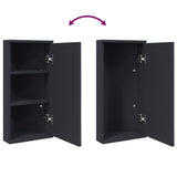 Badkamerkast met spiegel 30x24x60 cm grijs - AllerleiShop