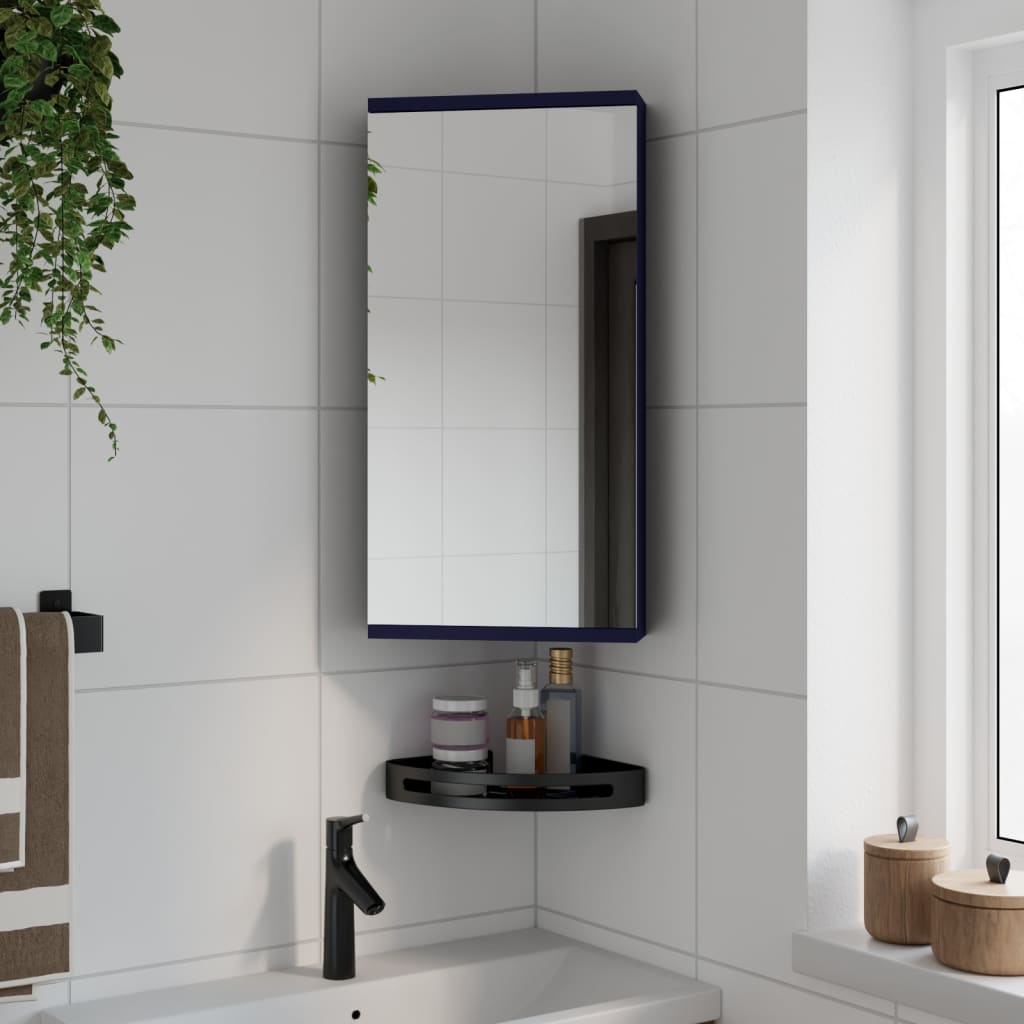 Badkamerkast met spiegel 30x24x60 cm grijs - AllerleiShop