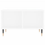 Salontafel 60x50x36,5 cm bewerkt hout wit