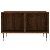 Salontafel 60x50x36,5 cm bewerkt hout bruin eikenkleur