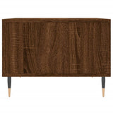 Salontafel 60x50x36,5 cm bewerkt hout bruin eikenkleur