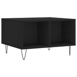 Salontafel 60x50x36,5 cm bewerkt hout zwart