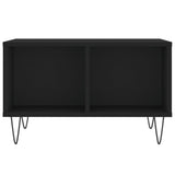 Salontafel 60x50x36,5 cm bewerkt hout zwart