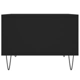 Salontafel 60x50x36,5 cm bewerkt hout zwart