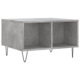 Salontafel 60x50x36,5 cm bewerkt hout betongrijs