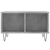 Salontafel 60x50x36,5 cm bewerkt hout betongrijs