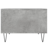 Salontafel 60x50x36,5 cm bewerkt hout betongrijs