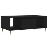 Salontafel 90x50x36,5 cm bewerkt hout zwart