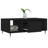 Salontafel 90x50x36,5 cm bewerkt hout zwart