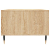 Salontafel 90x50x36,5 cm bewerkt hout sonoma eikenkleurig