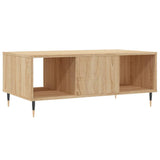 Salontafel 90x50x36,5 cm bewerkt hout sonoma eikenkleurig