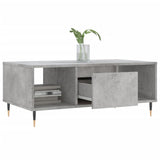 Salontafel 90x50x36,5 cm bewerkt hout betongrijs