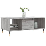 Salontafel 90x50x36,5 cm bewerkt hout grijs sonoma