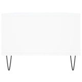 Salontafel 90x50x36,5 cm bewerkt hout wit
