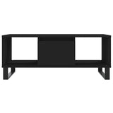 Salontafel 90x50x36,5 cm bewerkt hout zwart