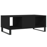 Salontafel 90x50x36,5 cm bewerkt hout zwart