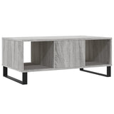Salontafel 90x50x36,5 cm bewerkt hout grijs sonoma