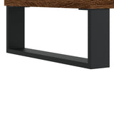 Salontafel 90x50x36,5 cm bewerkt hout bruin eikenkleur