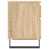 Nachtkastjes 2 st 40x35x50 cm sonoma eikenkleurig