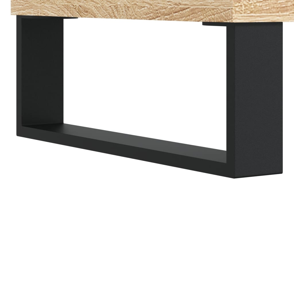 Nachtkastjes 2 st 40x35x50 cm sonoma eikenkleurig