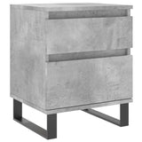 Nachtkastjes 2 st 40x35x50 cm bewerkt hout betongrijs