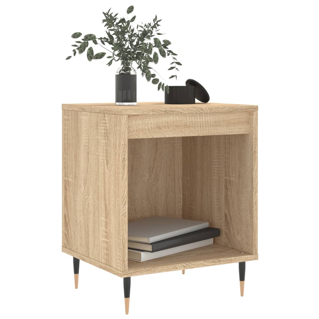 Nachtkastjes 2 st 40x35x50 cm sonoma eikenkleurig