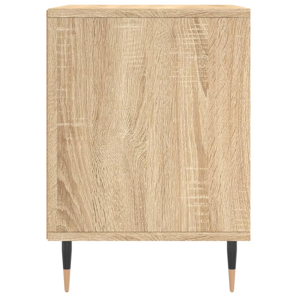 Nachtkastjes 2 st 40x35x50 cm sonoma eikenkleurig