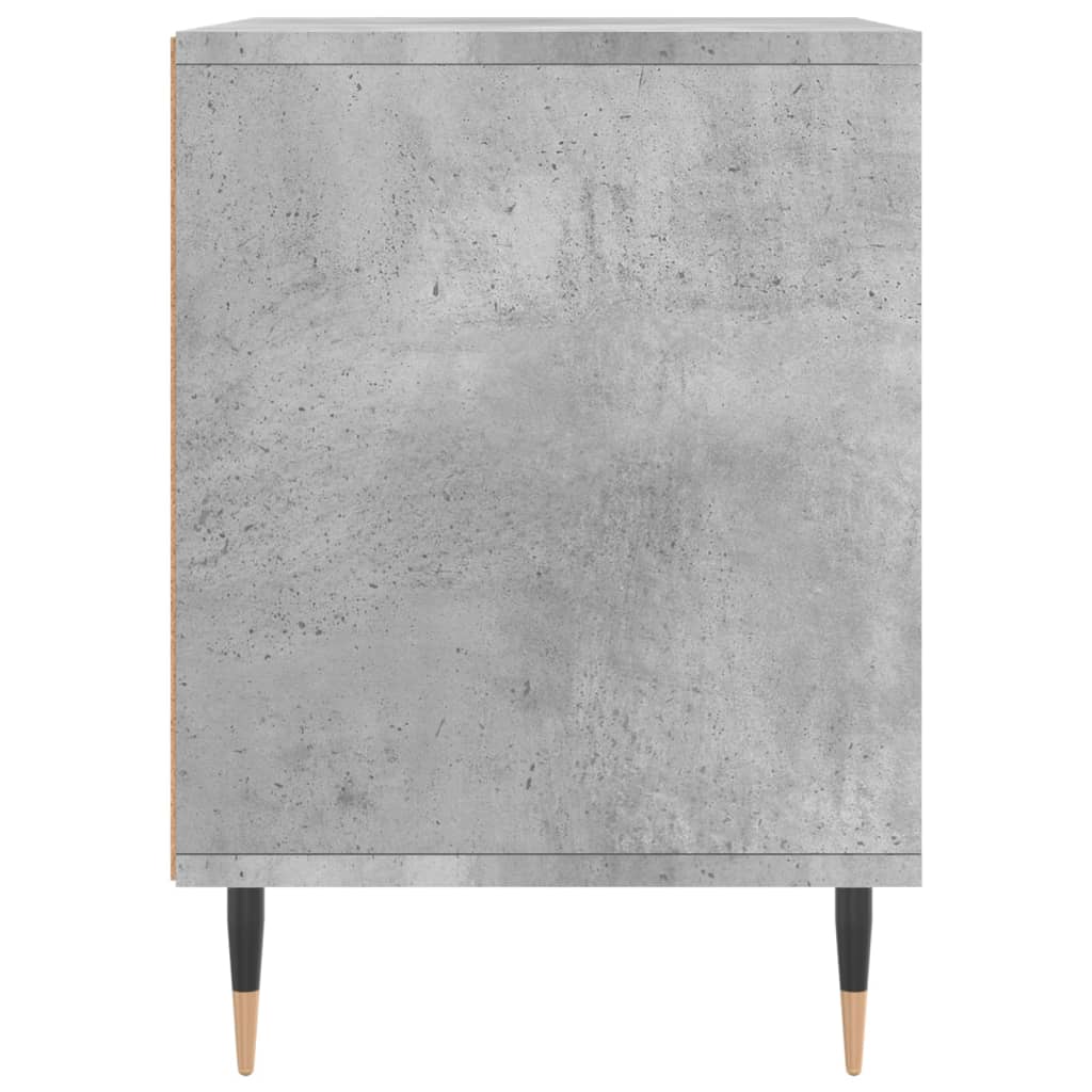 Nachtkastjes 2 st 40x35x50 cm bewerkt hout betongrijs