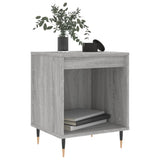 Nachtkastjes 2 st 40x35x50 cm bewerkt hout grijs sonoma eiken