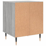 Nachtkastjes 2 st 40x35x50 cm bewerkt hout grijs sonoma eiken