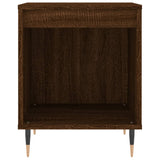 Nachtkastjes 2 st 40x35x50 cm bewerkt hout bruin eikenkleur