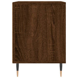 Nachtkastjes 2 st 40x35x50 cm bewerkt hout bruin eikenkleur